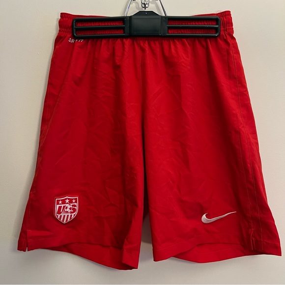Nike Other - Nike Authentic U.S. Men's Soccer Stadium Red Shorts M 578027-657